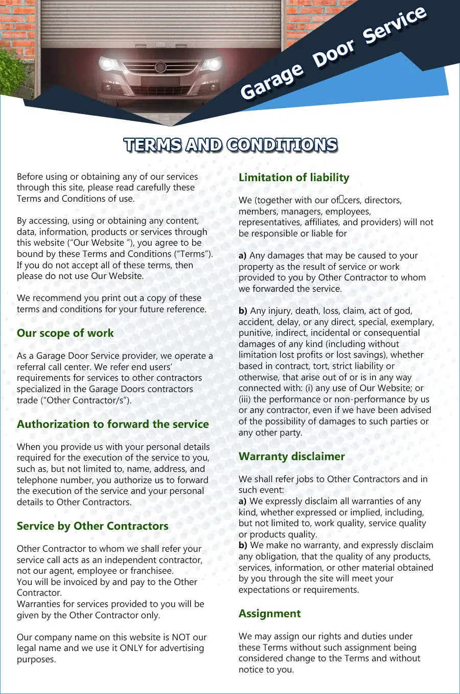 Eagle Garage Door Service Belmont, MA 617-903-0915